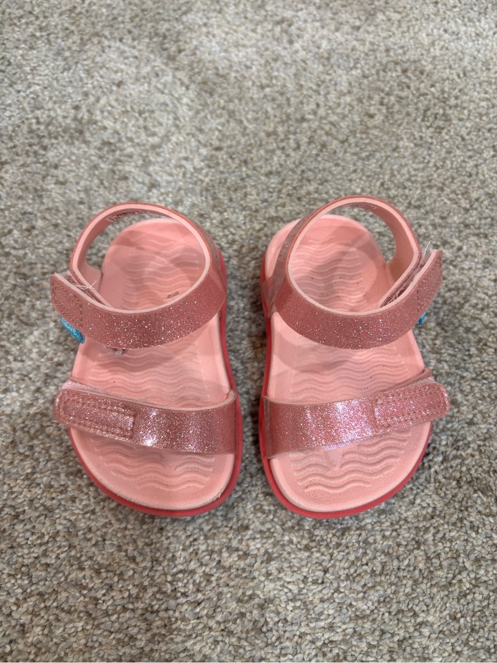 Native Kids Shoes Charley Glitter Sandal Baby water sandals summer sandals 4C
